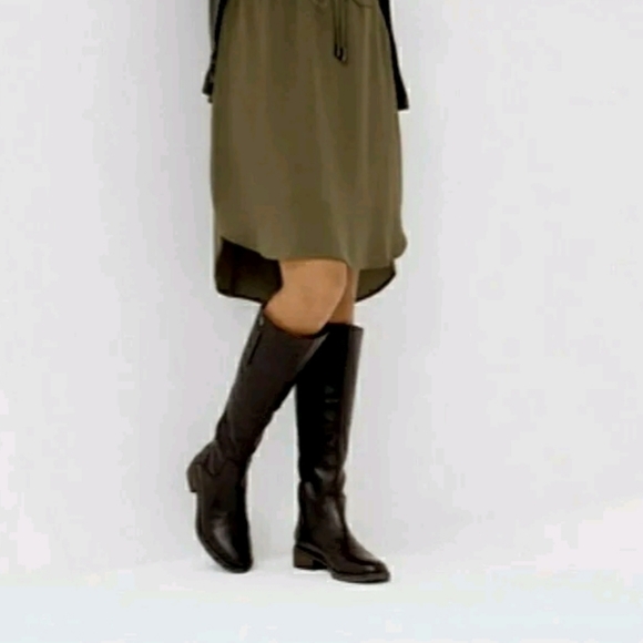 Timeless Modern Franco Sarto x Anthropologie Black Leather Boots - Picture 9 of 9